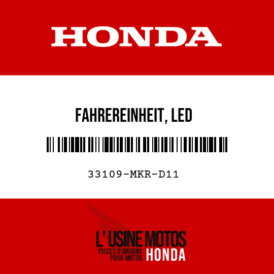 image de 33109-MKR-D11 FAHREREINHEIT, LED