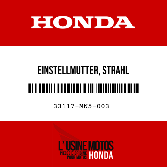 image de 33117-MN5-003 EINSTELLMUTTER, STRAHL