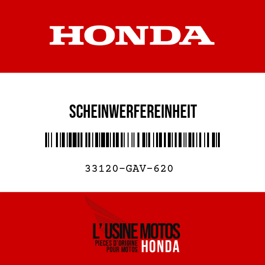 image de 33120-GAV-620 SCHEINWERFEREINHEIT