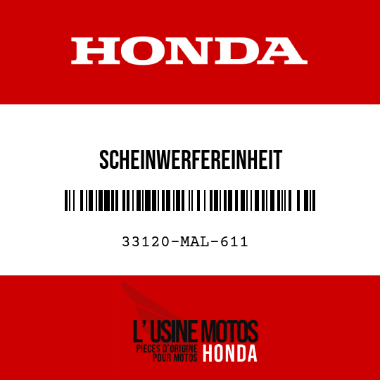 image de 33120-MAL-611 SCHEINWERFEREINHEIT