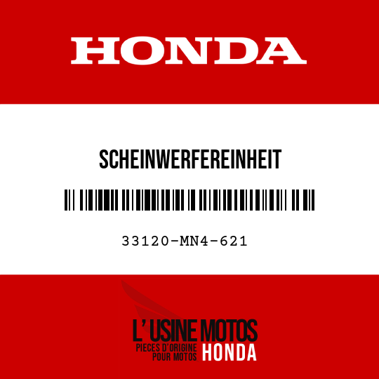 image de 33120-MN4-621 SCHEINWERFEREINHEIT
