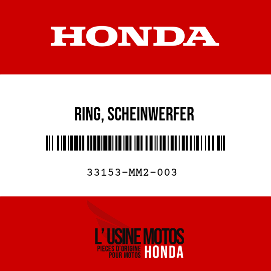image de 33153-MM2-003 RING, SCHEINWERFER