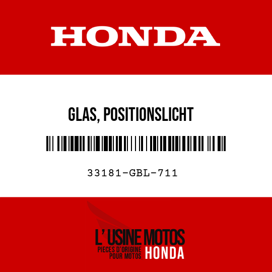 image de 33181-GBL-711 GLAS, POSITIONSLICHT