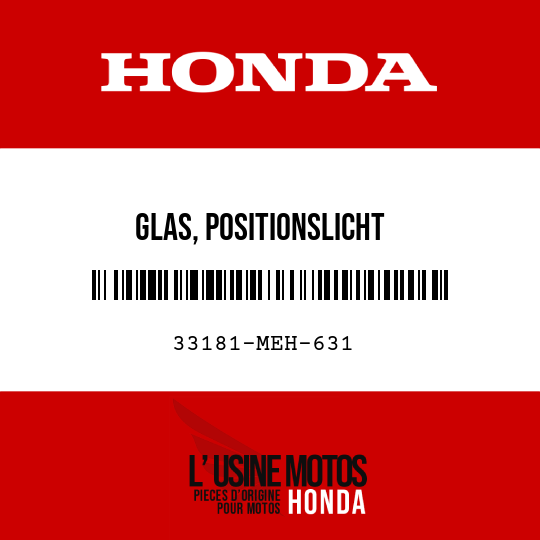 image de 33181-MEH-631 GLAS, POSITIONSLICHT