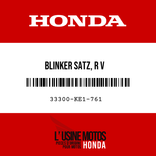 image de 33300-KE1-761 BLINKER SATZ, R V