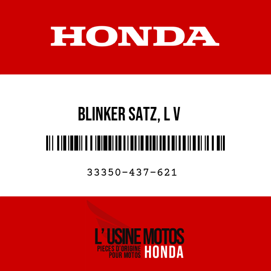 image de 33350-437-621 BLINKER SATZ, L V