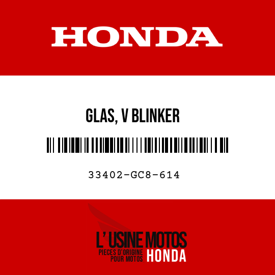 image de 33402-GC8-614 GLAS, V BLINKER