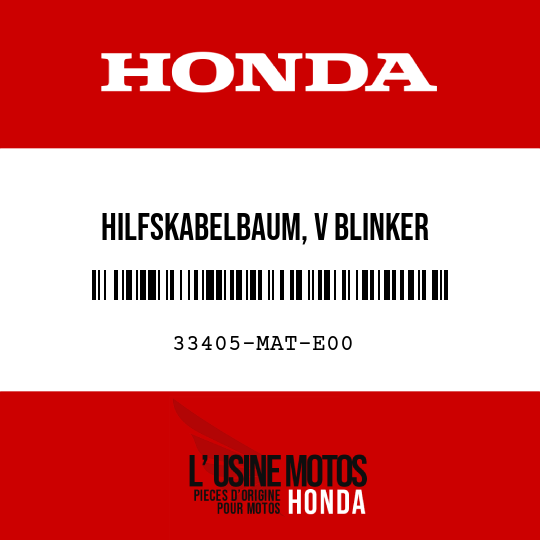 image de 33405-MAT-E00 HILFSKABELBAUM, V BLINKER