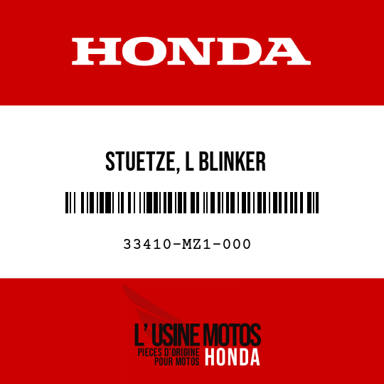 image de 33410-MZ1-000 STUETZE, L BLINKER