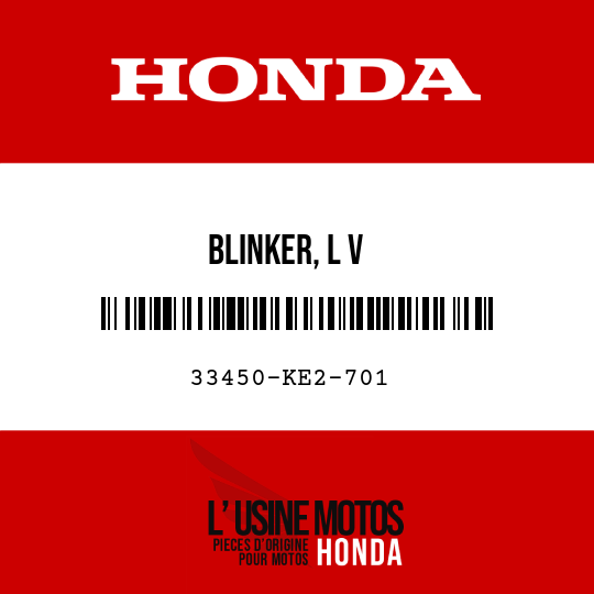 image de 33450-KE2-701 BLINKER, L V