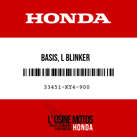 image de 33451-KY4-900 BASIS, L BLINKER