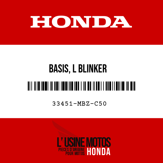 image de 33451-MBZ-C50 BASIS, L BLINKER