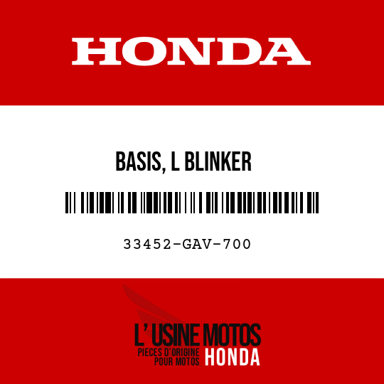 image de 33452-GAV-700 BASIS, L BLINKER
