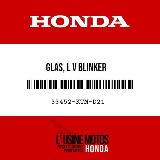 image de 33452-KTM-D21 GLAS, L V BLINKER