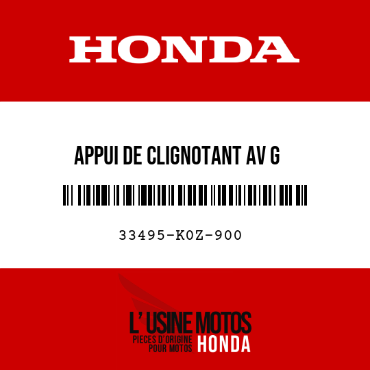 image de 33495-K0Z-900 APPUI DE CLIGNOTANT AV G