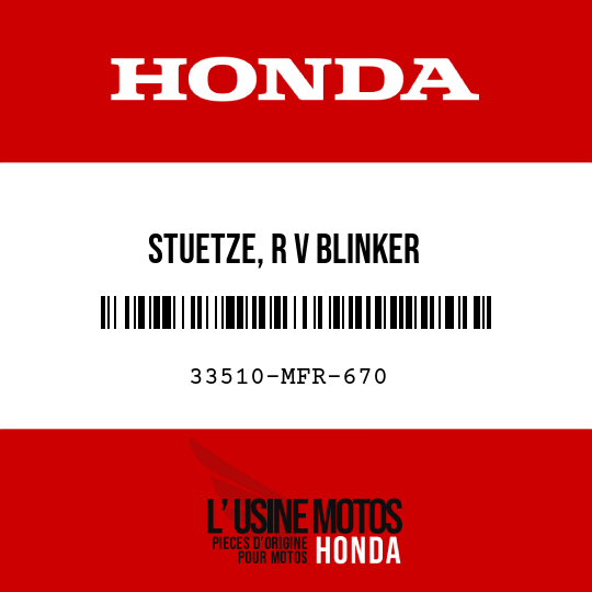 image de 33510-MFR-670 STUETZE, R V BLINKER