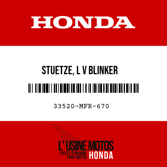 image de 33520-MFR-670 STUETZE, L V BLINKER