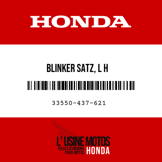 image de 33550-437-621 BLINKER SATZ, L H