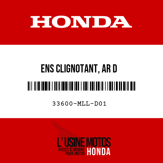 image de 33600-MLL-D01 ENS CLIGNOTANT, AR D