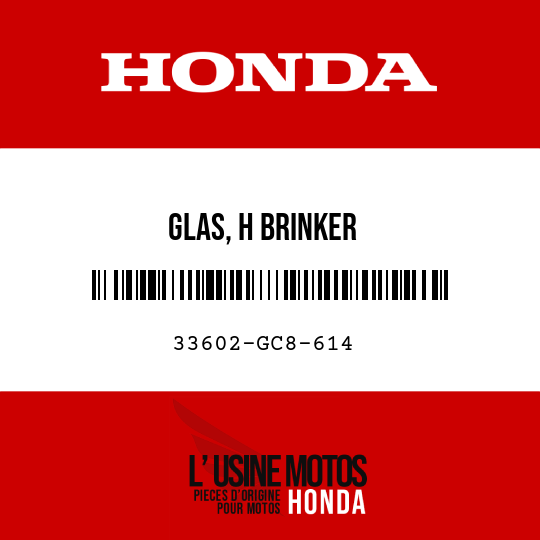 image de 33602-GC8-614 GLAS, H BRINKER