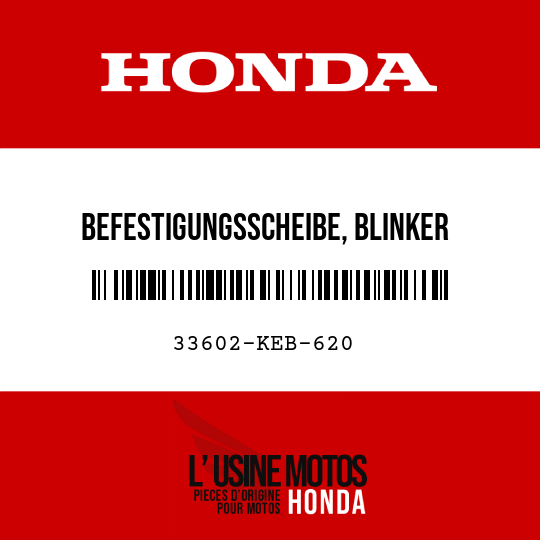 image de 33602-KEB-620 BEFESTIGUNGSSCHEIBE, BLINKER