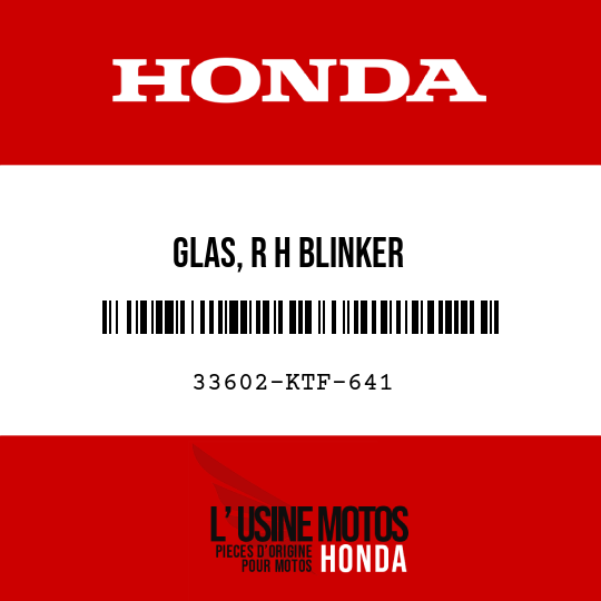 image de 33602-KTF-641 GLAS, R H BLINKER