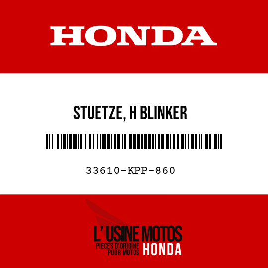 image de 33610-KPP-860 STUETZE, H BLINKER