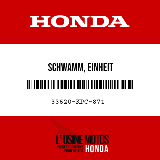image de 33620-KPC-871 SCHWAMM, EINHEIT