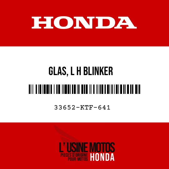 image de 33652-KTF-641 GLAS, L H BLINKER