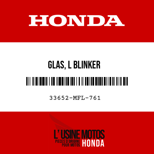 image de 33652-MFL-761 GLAS, L BLINKER