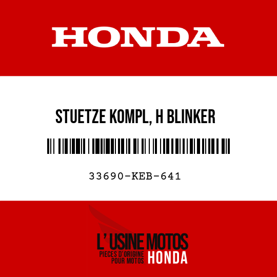 image de 33690-KEB-641 STUETZE KOMPL, H BLINKER