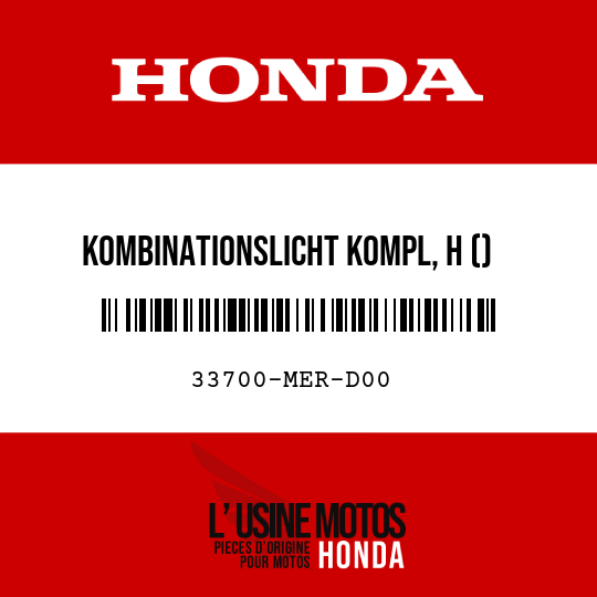 image de 33700-MER-D00 KOMBINATIONSLICHT KOMPL, H ()