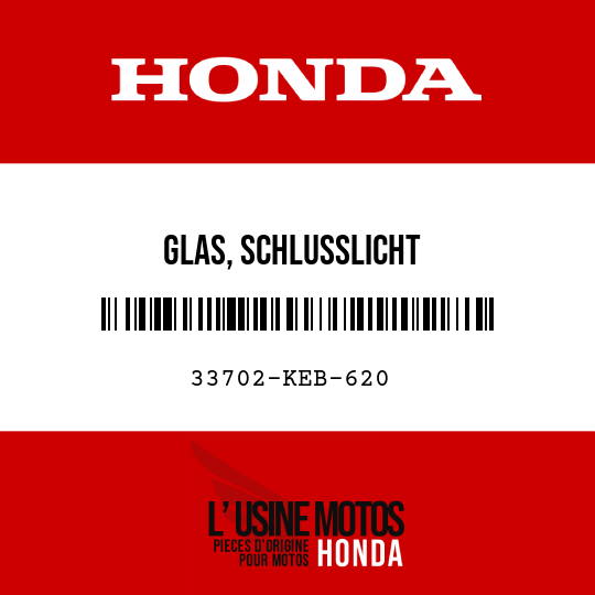 image de 33702-KEB-620 GLAS, SCHLUSSLICHT