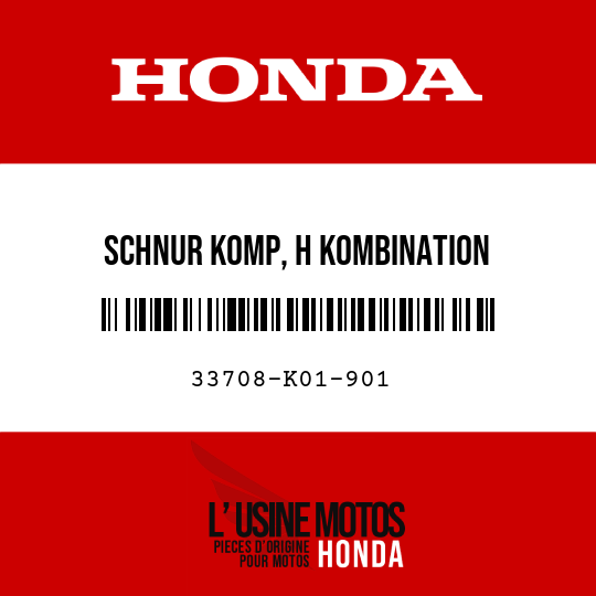 image de 33708-K01-901 SCHNUR KOMP, H KOMBINATION