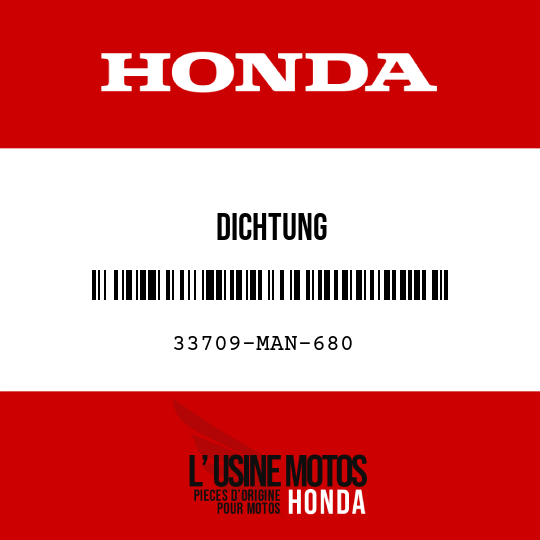 image de 33709-MAN-680 DICHTUNG