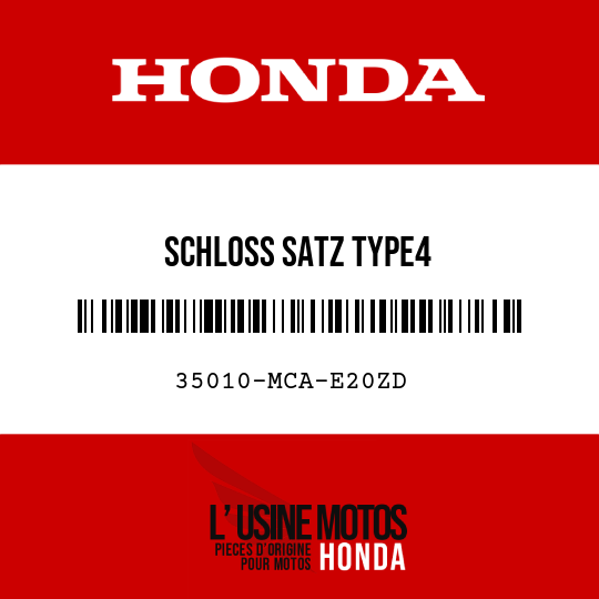 image de 35010-MCA-E20ZD SCHLOSS SATZ TYPE4 