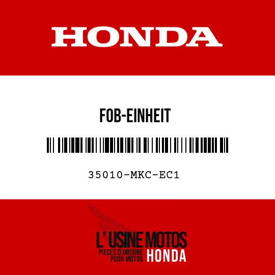 image de 35010-MKC-EC1 FOB-EINHEIT