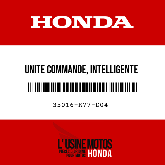 image de 35016-K77-D04 UNITE COMMANDE, INTELLIGENTE