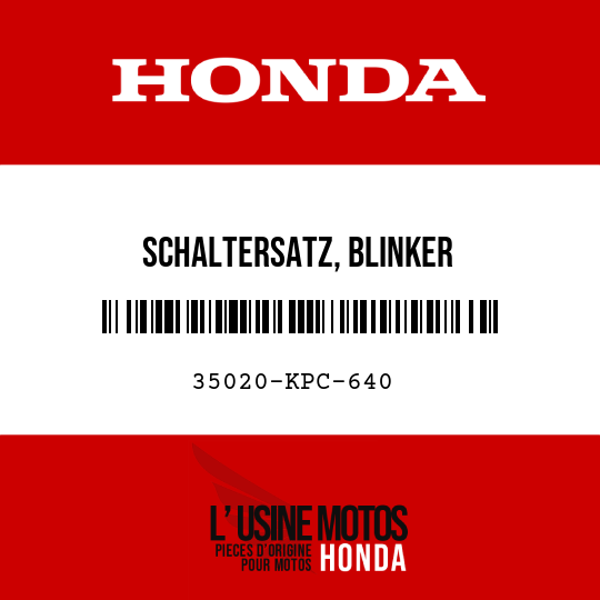 image de 35020-KPC-640 SCHALTERSATZ, BLINKER