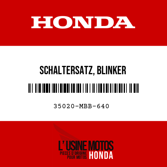 image de 35020-MBB-640 SCHALTERSATZ, BLINKER