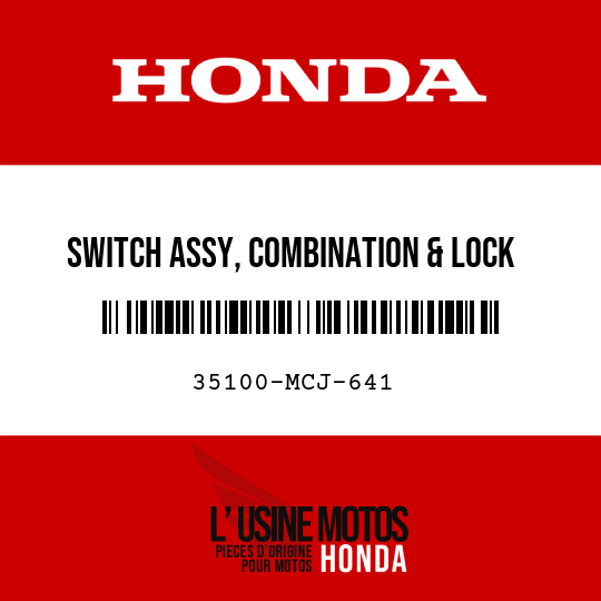 image de 35100-MCJ-641 SWITCH ASSY, COMBINATION & LOCK