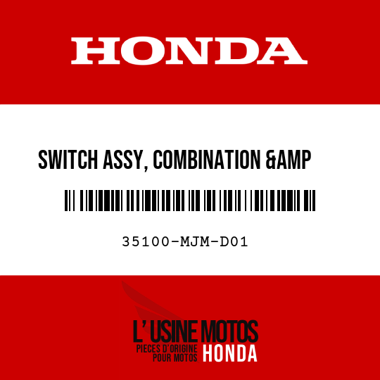 image de 35100-MJM-D01 SWITCH ASSY, COMBINATION &amp    LOCK (HONDA LOCK)