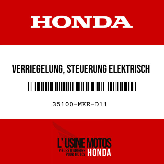image de 35100-MKR-D11 VERRIEGELUNG, STEUERUNG ELEKTRISCH