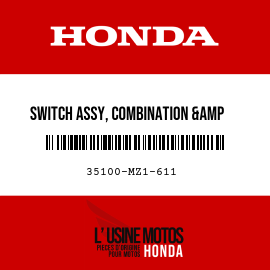 image de 35100-MZ1-611 SWITCH ASSY, COMBINATION &amp   LOCK