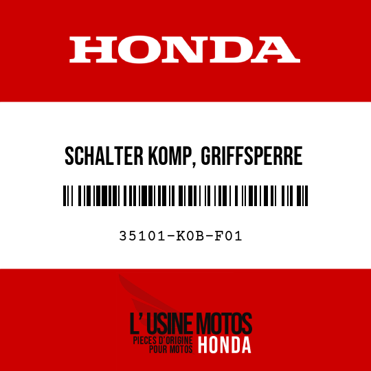 image de 35101-K0B-F01 SCHALTER KOMP, GRIFFSPERRE