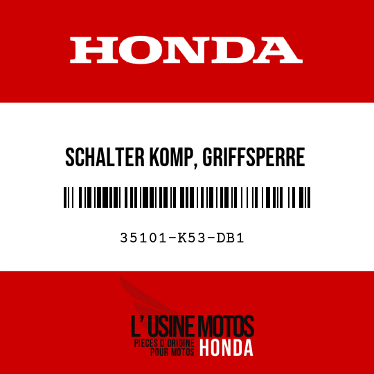 image de 35101-K53-DB1 SCHALTER KOMP, GRIFFSPERRE