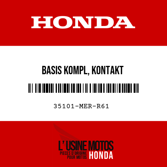 image de 35101-MER-R61 BASIS KOMPL, KONTAKT