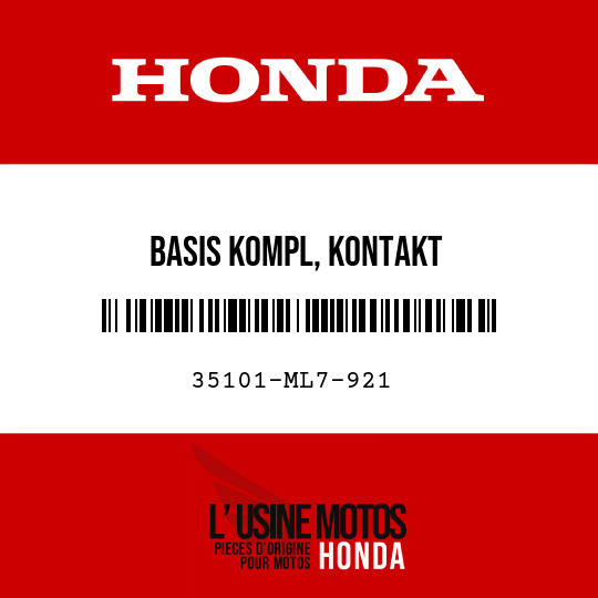 image de 35101-ML7-921 BASIS KOMPL, KONTAKT