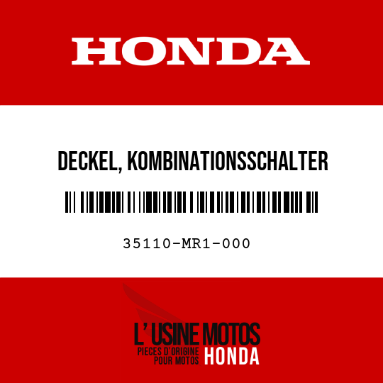 image de 35110-MR1-000 DECKEL, KOMBINATIONSSCHALTER