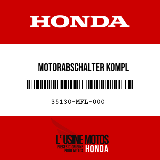 image de 35130-MFL-000 MOTORABSCHALTER KOMPL
